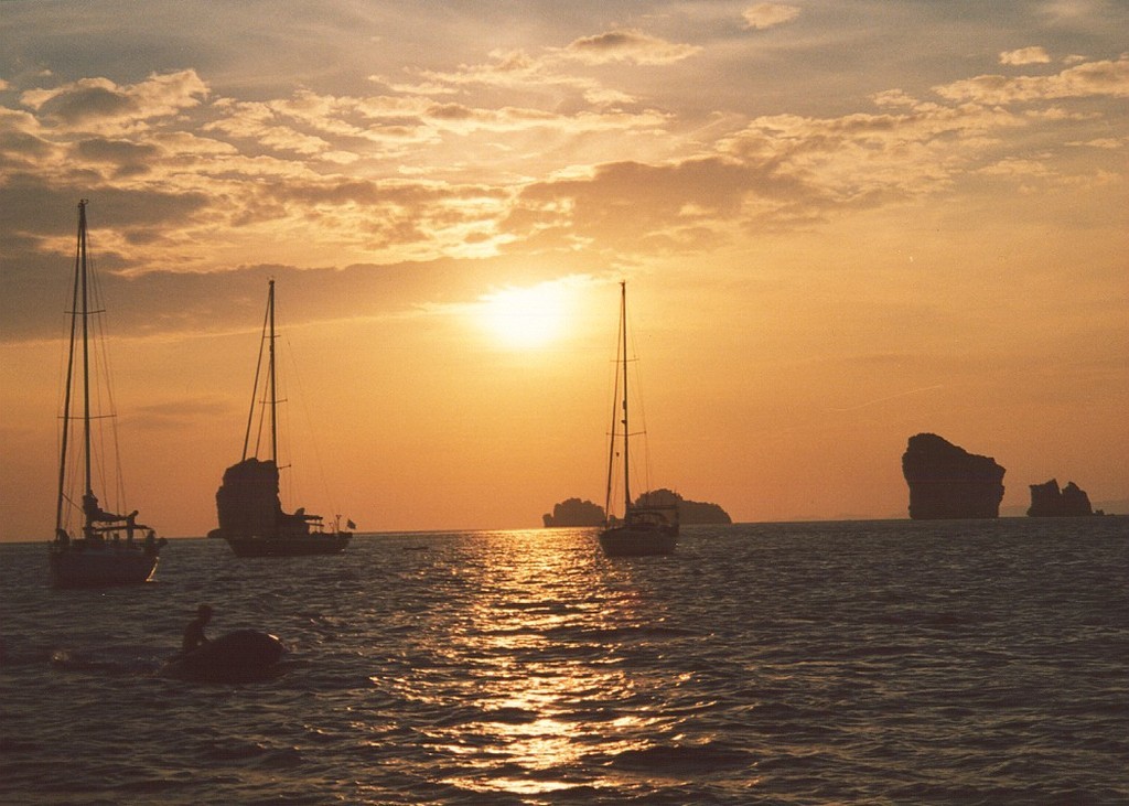 Phuket Sunset - Blue Water Rally © Peter Seymour